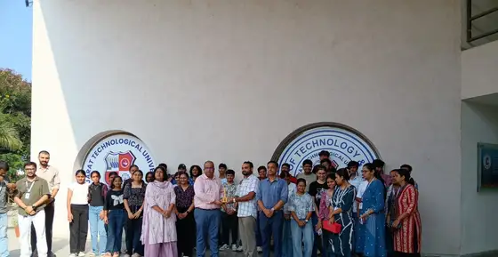 Workshop participants and faculty outside the GTU ITR building