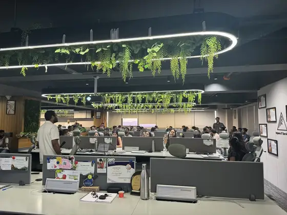 Full floor view of the Impero IT Services corporate AI training