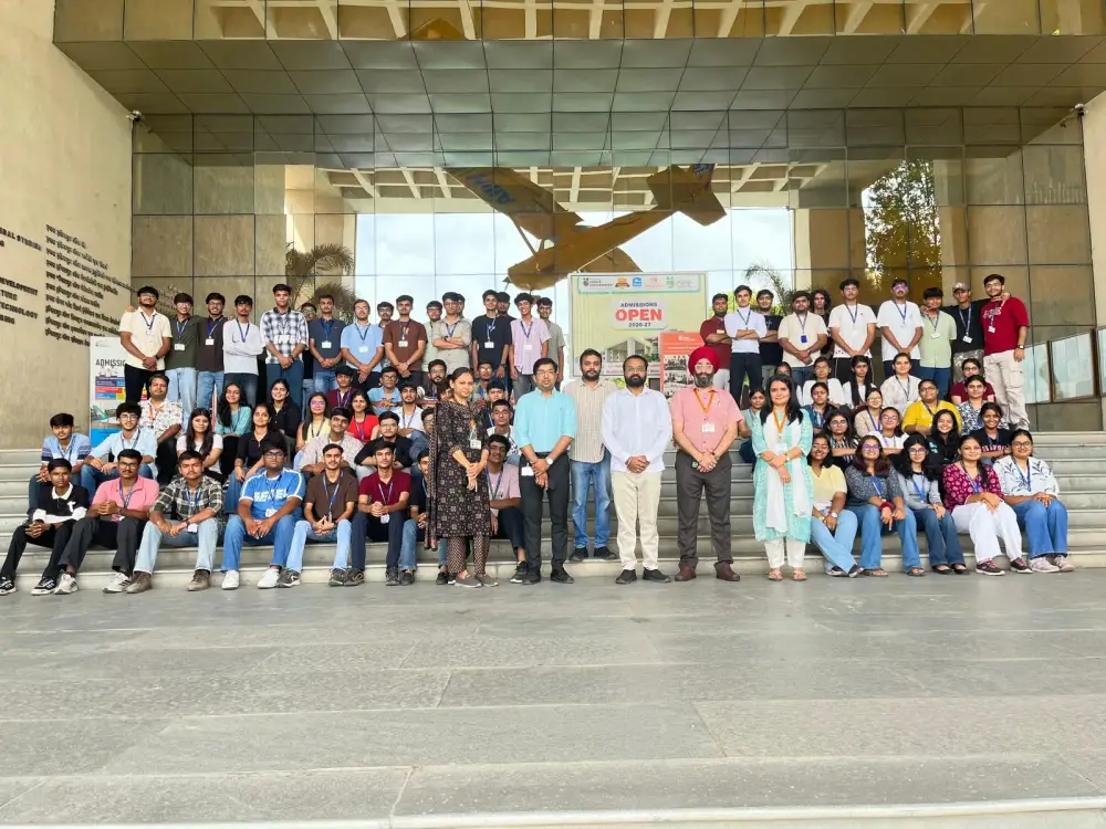 Students and faculty after the 5-day AI workshop at Indus University