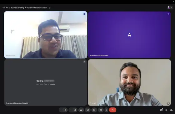Online 1:1 AI business coaching session with the owner of PD Enterprise